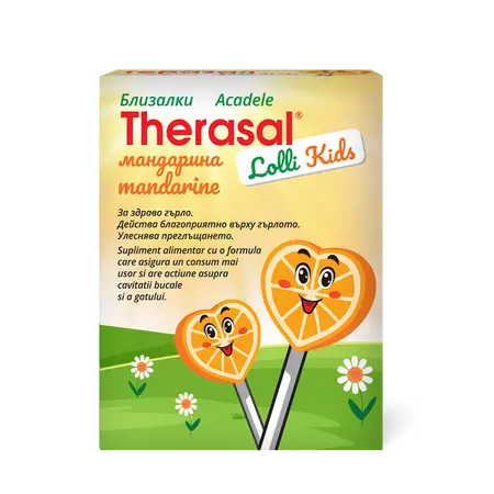 Altele - Therasal Acadele Pentru Copii Cu Aroma De Mandarine X 6 Bucati