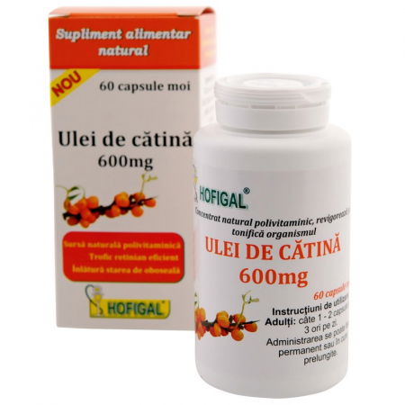 Imunitate - Ulei De Catina 600 Mg, 60 Capsule