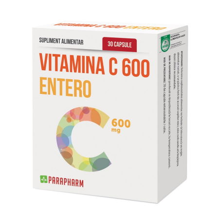 Vitamine si minerale - Vitamina C 600 Entero X 30 Capsule