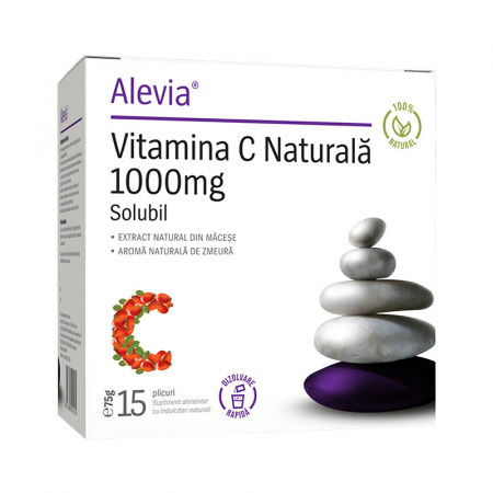 Vreau să fiu sănătos! - Vitamina C Naturala 1000 Mg, 15 Plicuri