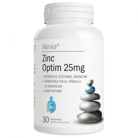 Vitamine si minerale - Zinc Optim 25Mg X 30 Comprimate