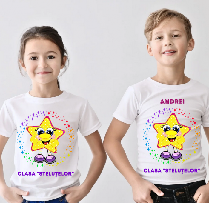 Tricou absolvire Clasa stelutelor pentru  educatoare, elevi clasa 4 sau gradinita ABS10896 [2]