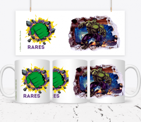 Cadouri copii 7 ani - Cană personalizata copii Incredibilul HULK, eCADOU, HULK10012