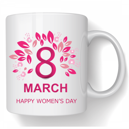 Cadouri aniversare - Cană personalizată martisor pentru Mama de 8 Martie SFM2007