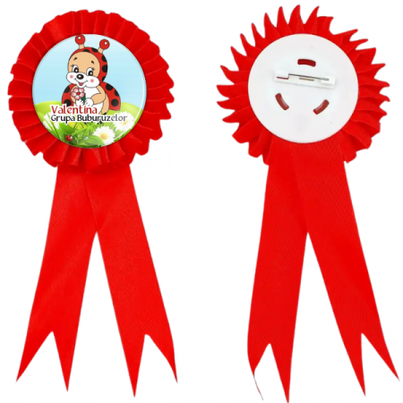 Cadouri copii 7 ani - Cocarde Absolvire Personalizate cu tematica clasei