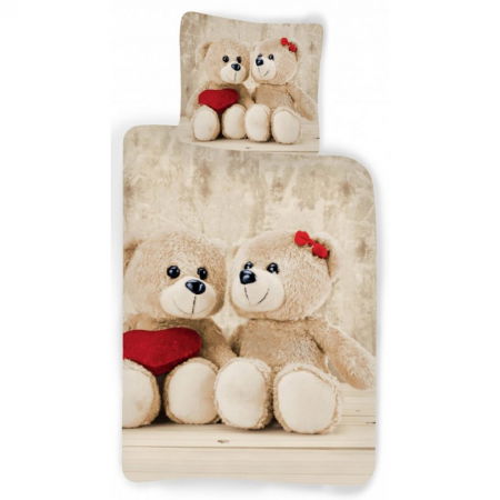 Colectia Disney - Lenjerie de pat pentru copii Teddy Bear  100×140cm, 40×45 cm BRM006430