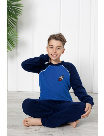Cadouri aniversare - Pijama Polar din două piese pentru baieti, 6-14 ani, BAK21