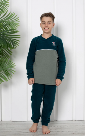 Cadouri aniversare - Pijama Polar din două piese pentru baieti, 6-14 ani, BAK18