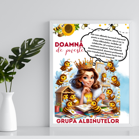 Cadouri pentru profesori sau absolventi - Tablou Cadou invatatoare sau profesoare 8 martie cu mesaje personalizate