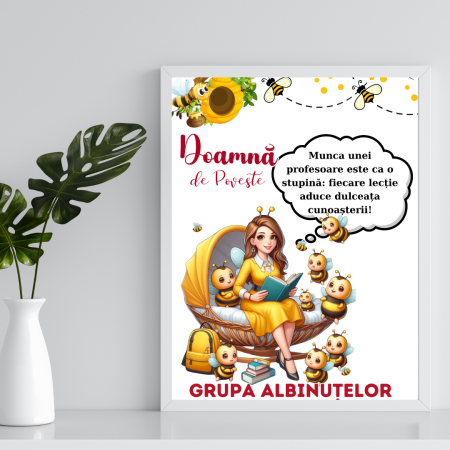 Cadouri pentru profesori sau absolventi - Tablou Cadou invatatoare sau profesoare 8 martie cu mesaje personalizate