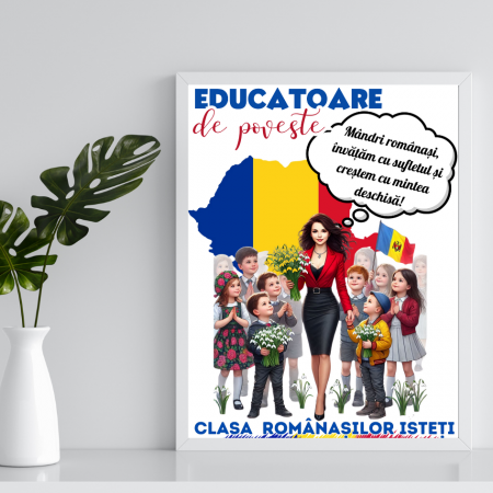 Cadouri pentru profesori sau absolventi - Tablou Cadou invatatoare sau profesoare 8 martie cu mesaje personalizate