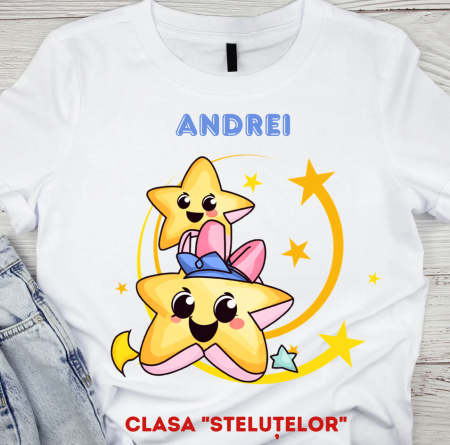 Cadouri pentru profesori sau absolventi - Tricou absolvire Clasa stelutelor pentru  educatoare, elevi clasa 4 sau gradinita ABS10893