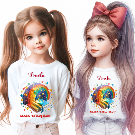 Cadouri aniversare - Tricou absolvire Clasa stelutelor pentru  educatoare, elevi clasa 4 sau gradinita ABS10897.1