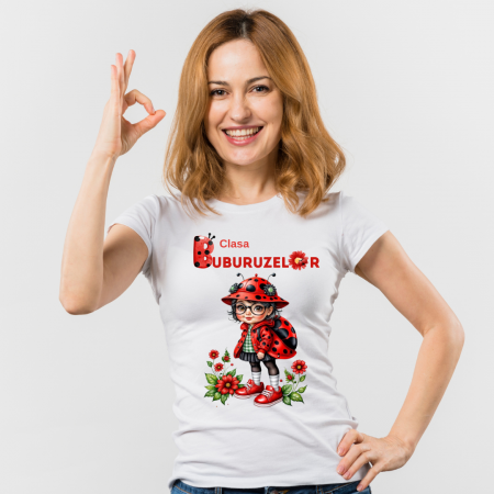 Cadouri aniversare - Tricou Clasa buburuzelor  elevi clasa 4 sau gradinita  ABS1068.1