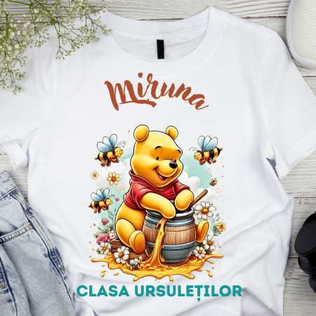 Cadouri aniversare - Tricou absolvire elevi clasa 4 sau gradinita Clasa ursuletilor cu text sau poze ABS1056