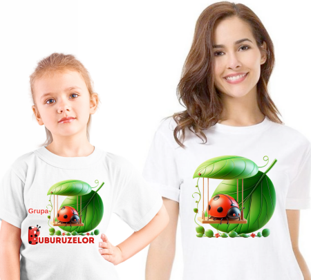 Cadouri pentru profesori sau absolventi - Tricou grupa buburuzelor TAN101115