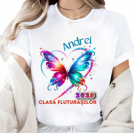 Cadouri Colegi, sefi sau angajati - Tricou Clasa fluturasilor pentru scoala sau gradinita  ABS1068.58