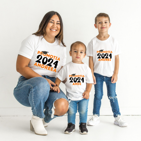 Cadouri Colegi, sefi sau angajati - Tricou personalizat pentru absolvire cu text sau poze, unisex Absolvent ABS1012