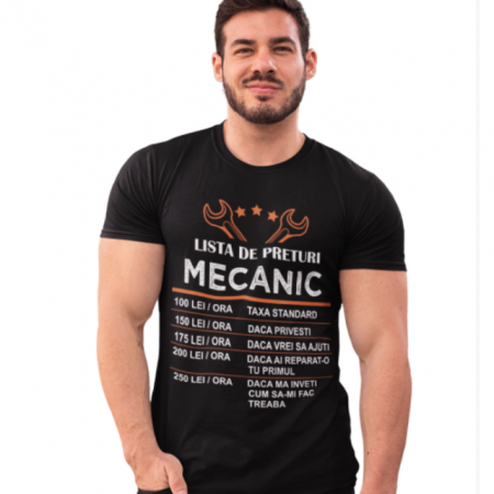 Cadouri aniversare - Tricou personalizat pentru ingineri Inginer3009 Taxe la mecanic
