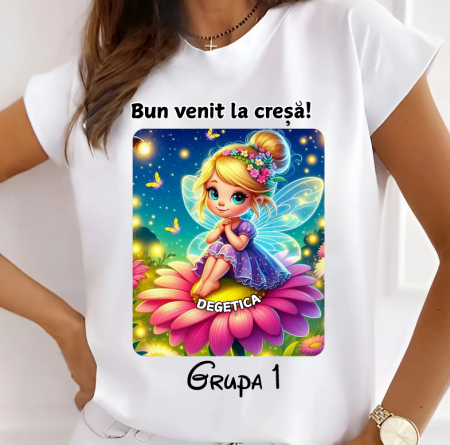 Cadouri pentru profesori sau absolventi - Tricou scoala pentru Grupa  Degetica – cadou personalizat pentru profesori  sau elevi