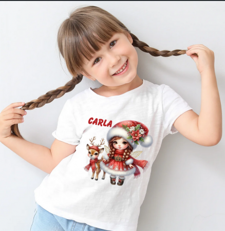 Cadouri aniversare - Tricouri  personalizate cu tematica de Craciun  12655