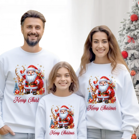Cadouri aniversare - Tricouri Family mama, tata si copii personalizate cu tematica de Craciun, Cadoul perfect de craciun 12658