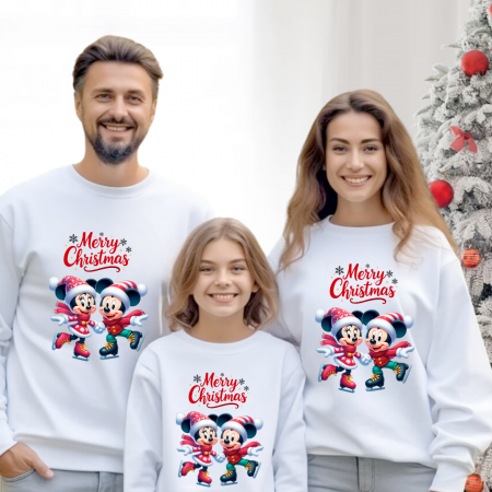 Cadouri aniversare - Tricouri Family mama, tata si copii personalizate cu tematica de Craciun, Cadoul perfect de craciun 12661