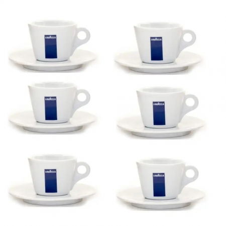 Lavazza Expert - Lavazza cesti cappuccino cu farfurii ceramica 6 buc