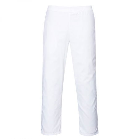 Imbracaminte de lucru - Pantaloni de lucru in talie Portwest 2208, pentru industria alimentara, 65% poliester, 35% bumbac, 190g