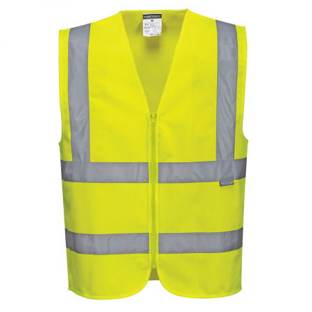 Veste reflectorizante - Vesta reflectorizanta Portwest C375, 100% poliester, 125 gr/mp