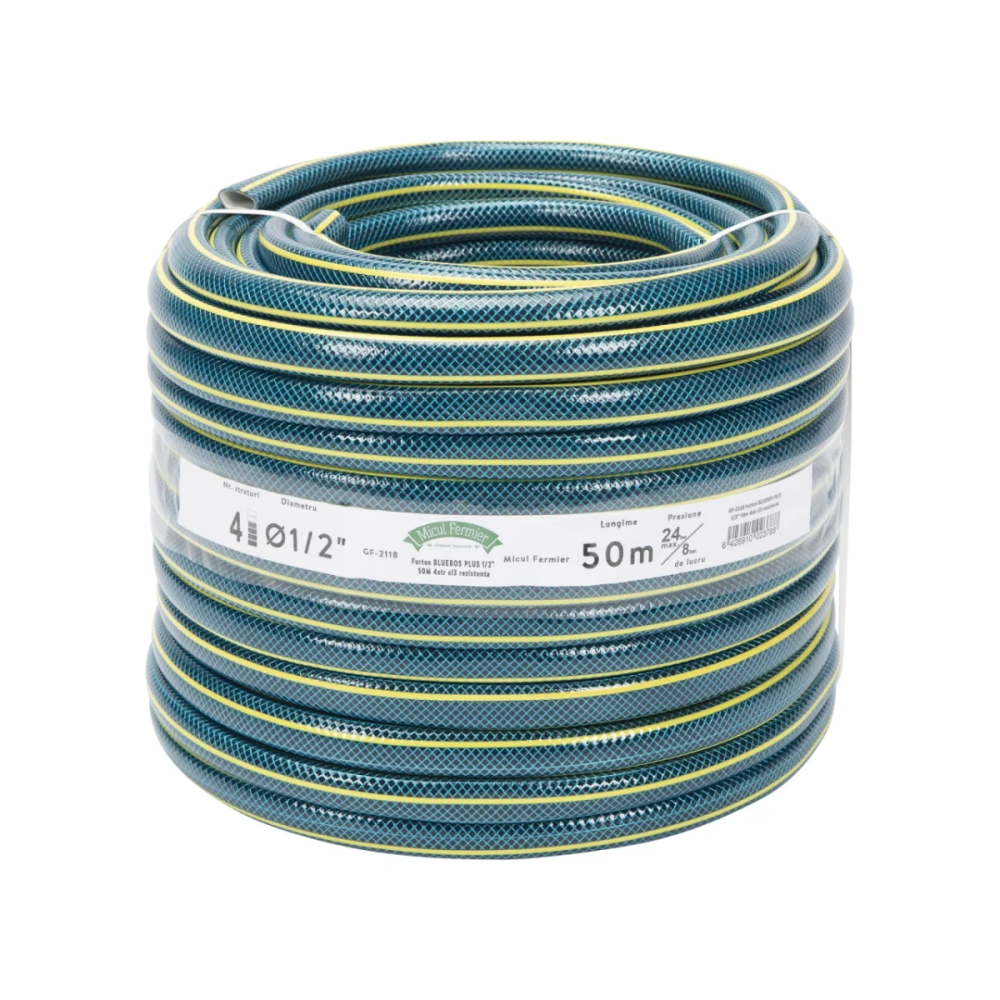 Furtun Bluebos Plus 1/2' 50m 4 straturi clasa 3 rezistenta