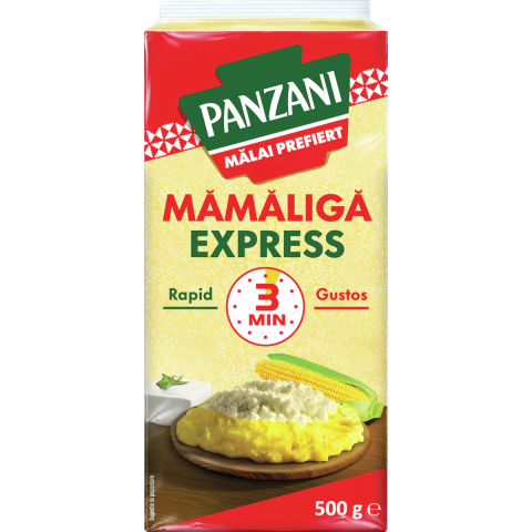 Alimente de baza - Malai pentru mamaliga Panzani Express 3 Minute, 500 g