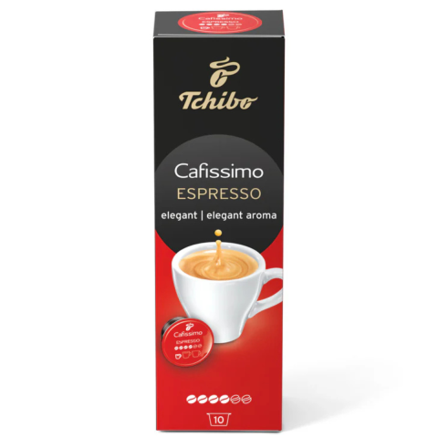Ceai si Cafea - Cafea Tchibo Cafissimo Espresso Elegant Aroma, 10 Capsule, 70 g