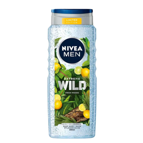 Ingrijire Personala & Cosmetice - Gel de dus Nivea Men, Extreme Wild Fresh Woods, 500 ml