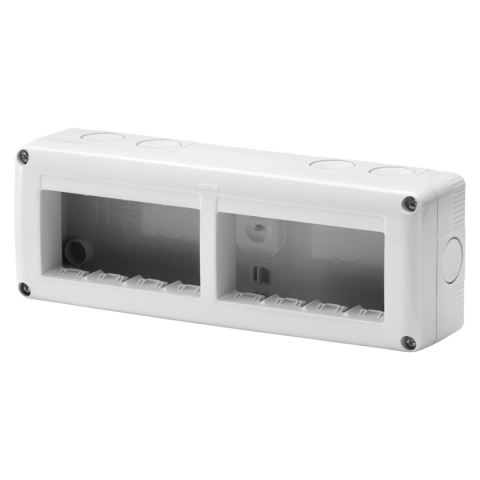 Casa, Gradina & Bricolaj - Rama Aplicata pe tencuiala Gewiss, 8 module GW27006, montaj aplicat, 1 buc