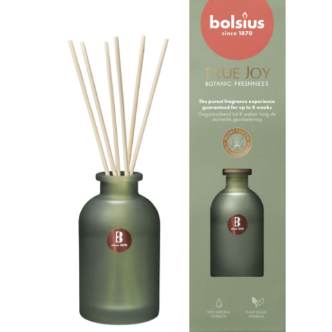 Relaxare - Odorizant Difuzor cu Betisoare pentru Casa Bolsius, Botanic Freshness, 80 ml