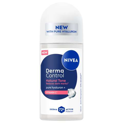 Ingrijire Personala & Cosmetice - Deodorant roll-on Nivea, Derma Control, Natural Tone, 72 h, 50 ml