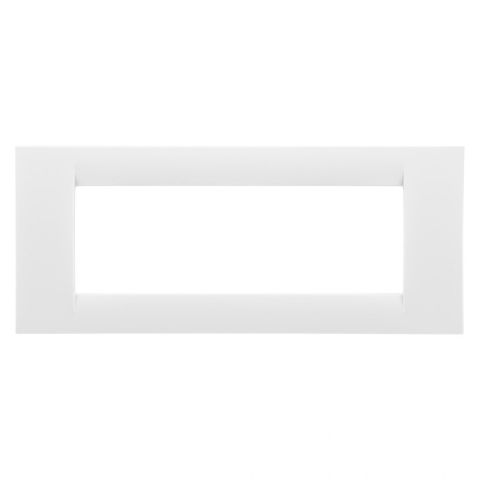 Accesorii prize si intrerupatoare - Rama Virna Gewiss GW22106, alb, 6 module, 1 buc