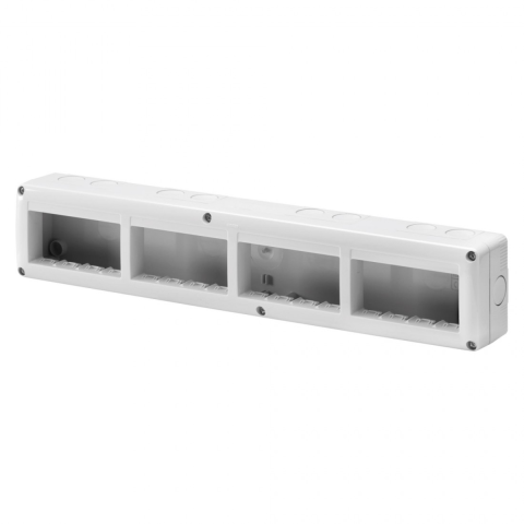 Casa, Gradina & Bricolaj - Rama Aplicata pe tencuiala Gewiss, 16 module GW27008, montaj aplicat, 1 buc