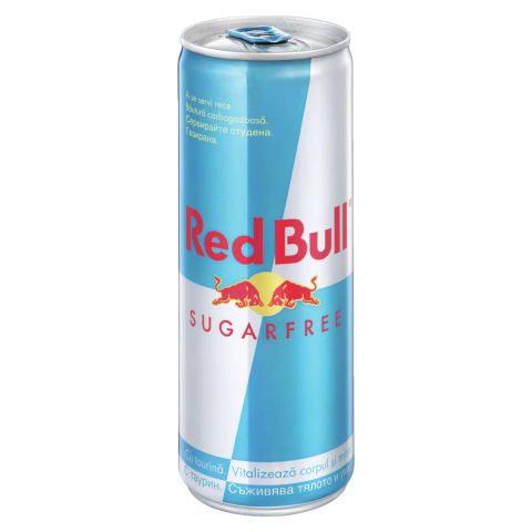 Bacanie - Bautura Energizanta Red Bull Fara Zahar, SGR 1X250 ml