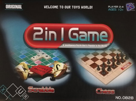 Jocuri - 2 in 1 Scrabble si Sah