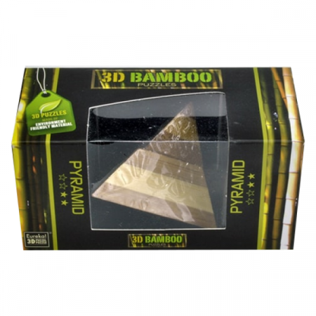 Jocuri - Puzzle Eureka 3D Puzzle Pyramid | Pyramid Puzzle 3D Bamboo