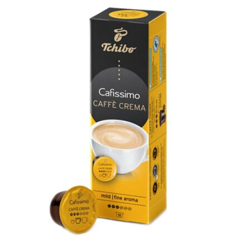 Ceai si Cafea - Capsule Tchibo Cafissimo Caffe Crema Fine Aroma, 10 Capsule, 75 g