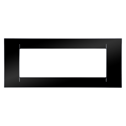 Casa, Gradina & Bricolaj - Rama Virna Gewiss GW22116, negru, 6 modul, 1 buc
