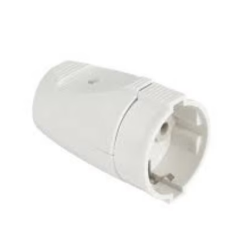 Accesorii prelungitoare - Cupla Ceramica 16A Alb cu CP, ELCO, 1 buc