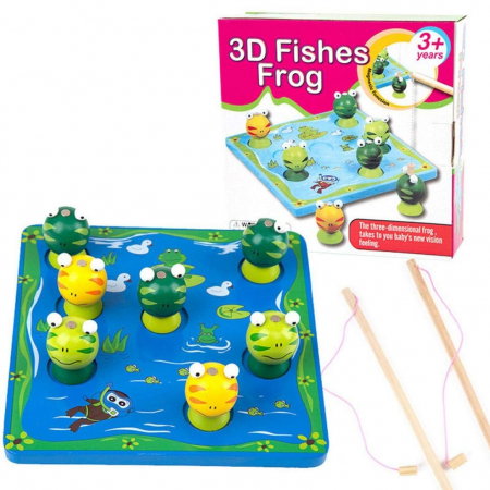 Jocuri - 3D Fishes Frog - Joc interactiv pescuieste broasca