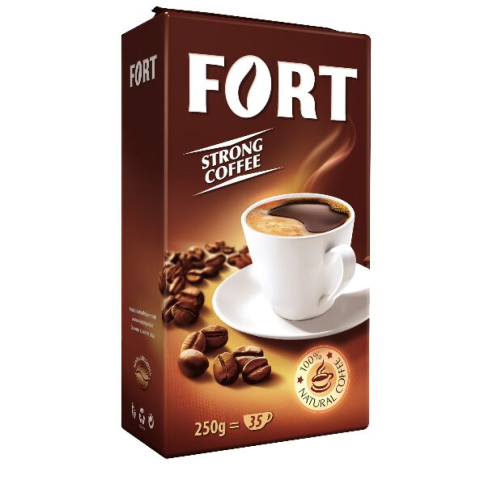 Ceai si Cafea - Cafea macinata Fort pachet vidat, 250 g