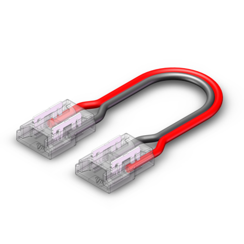 Accesorii corpuri de iluminat - Conector Cablu Conector Pt Banda LED Spin Electrice SPN6882H, Ip20 12v/24v Pcb 10mm PIN 6.7mm 18cm, 1 buc