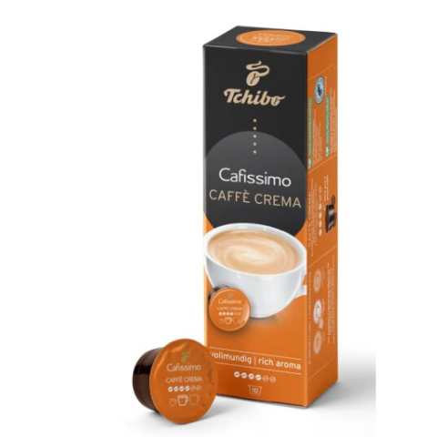 Ceai si Cafea - Capsule Tchibo Cafissimo Caffe Crema Rich Aroma, 10 Capsule