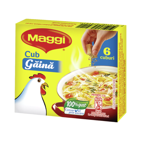 Condimente & Mixuri - Cub cu gust de Gaina Maggi, 60 g